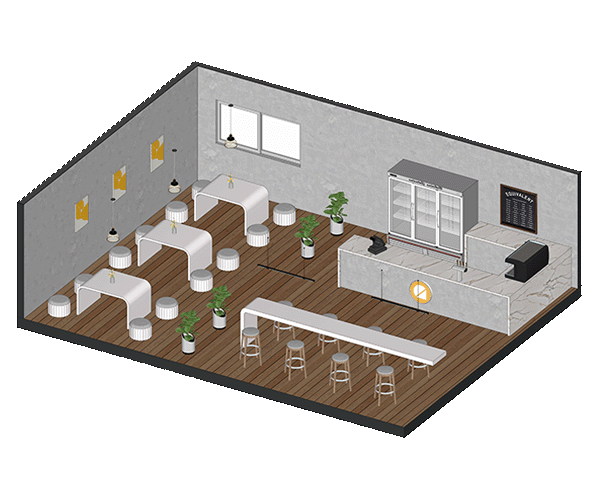 CAFETERIA-CREAARQ-VISTA-ISOMETRICO